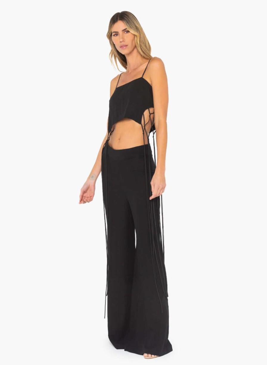 Women JUST BEEN QUEEN Sets | Just Bee Queen Louie Pant In Black