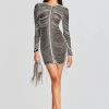 Women RETROFETE Dresses | Retrofete Jacqueline Dress In Black/Silver