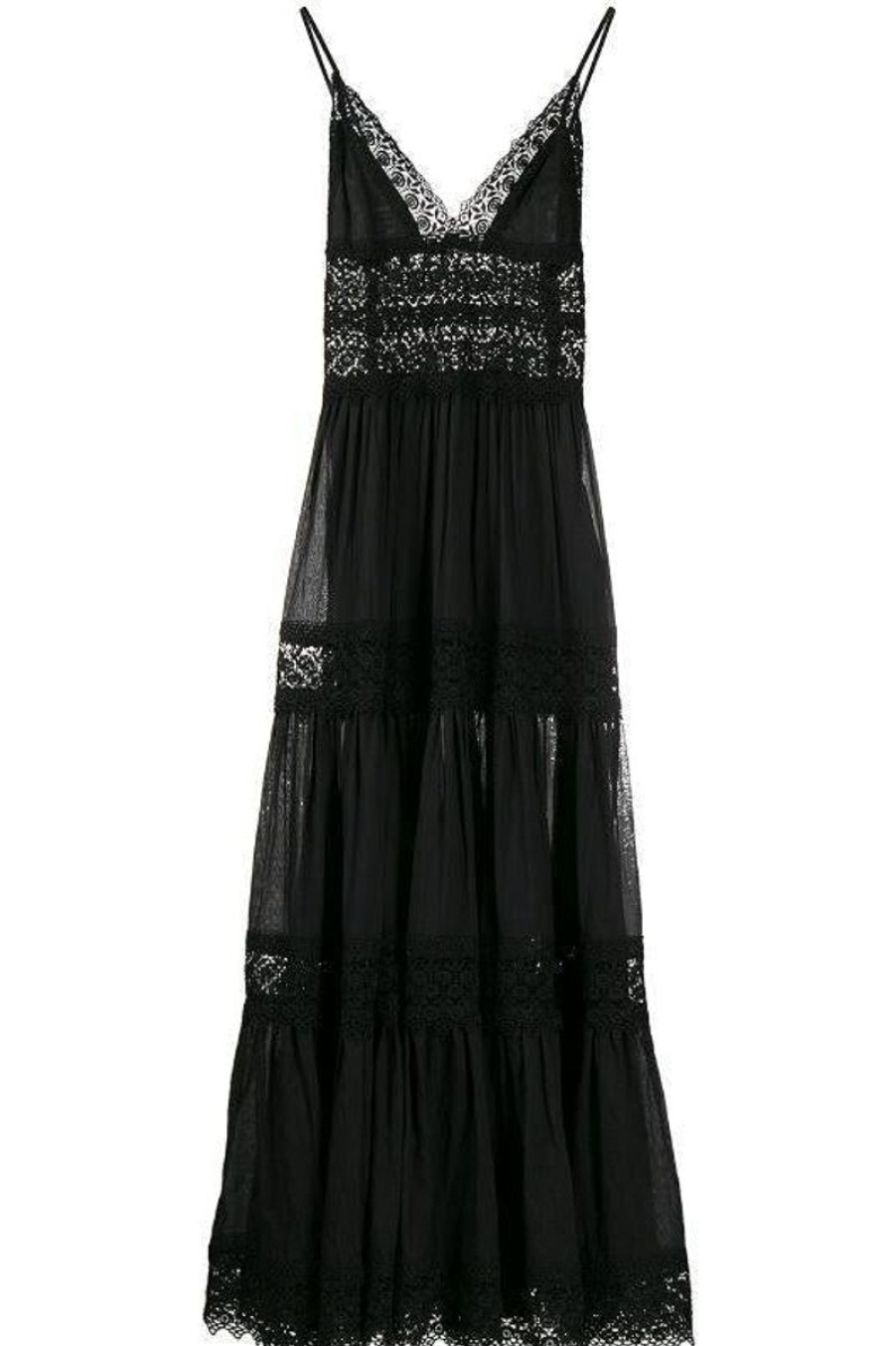 Women CHARO RUIZ IBIZA Dresses | Charo Ruiz Ibiza Cindy Maxi Dress In Black