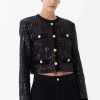 Women RONNY KOBO Jackets & Coats | Ronny Kobo Cullen Jacket In Jet Black