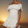 Women CHARO RUIZ IBIZA Dresses | Charo Ruiz Ibiza Pia Short Dress In White