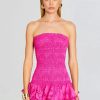 Women CHARO RUIZ IBIZA Dresses | Charo Ruiz Ibiza Megan Short Dress In Hot Pink