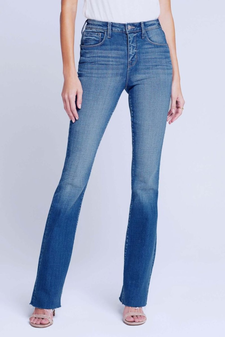 Women L'AGENCE Denim | L'Agence Ruth H/R Straight In Beringer