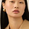 Women JENNY BIRD Jewelry | Jenny Bird Chunky Doune Hoops In Gold