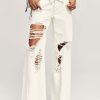 Women SEROYA Denim | Ser.O.Ya Ollie Wide Leg Jean In White