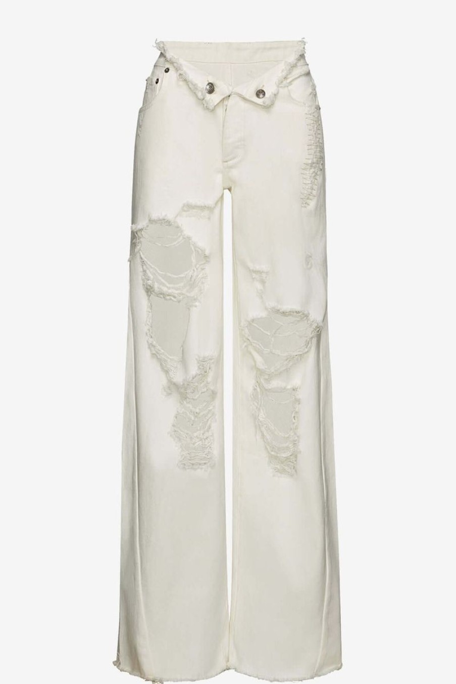 Women SEROYA Denim | Ser.O.Ya Ollie Wide Leg Jean In White