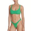 Women REINA OLGA Swimwear & Coverups | Reina Olga Ginny Bikini Set In Emerald Green