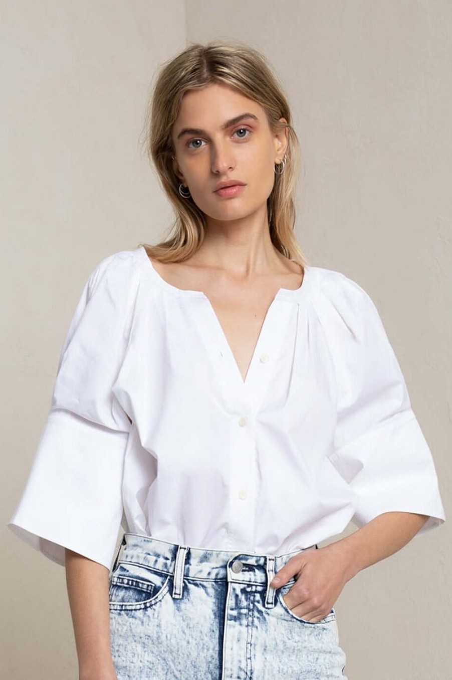 Women A.L.C Tops | A.L.C. Chloe Top In White