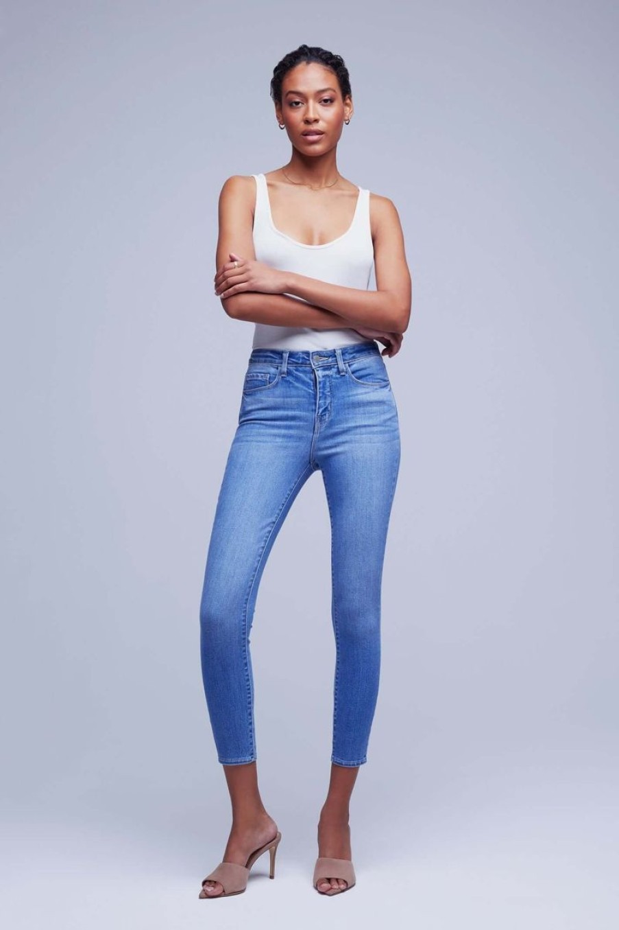 Women L'AGENCE Denim | L'Agence Margot High Rise Skinny In Alamo