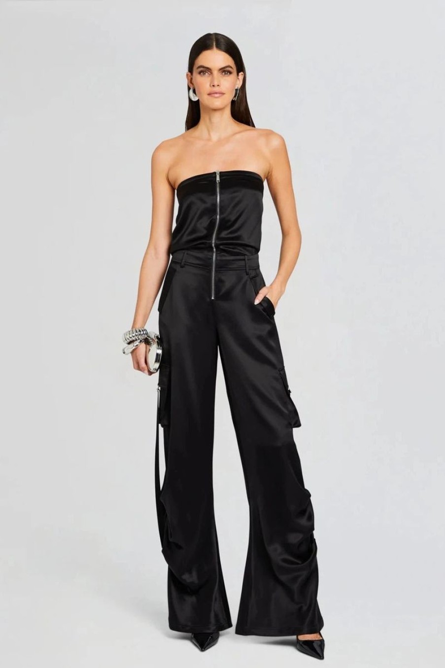 Women RETROFETE Jumpsuits & Rompers | Retrofete Estrella Jumpsuit In Black