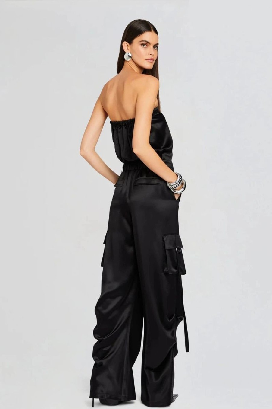 Women RETROFETE Jumpsuits & Rompers | Retrofete Estrella Jumpsuit In Black