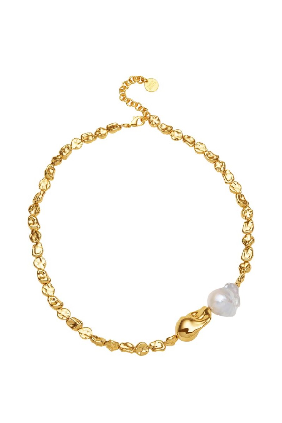 Women AMBER SCEATS Jewelry | Amber Sceats Brinkley Necklace In 24K Gold Plated/Freshwater Pearls