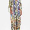 Women CAMILLA Tops | Camilla Kimono Layer W/Collar In Amalfi Amore