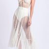 Women PATBO Swimwear & Coverups | Patbo Crochet Beach Skirt In Ivory