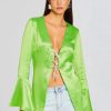 Women RETROFETE Tops | Retrofete Svea Blouse In Fresh Lime