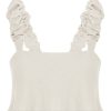 Women HEVRON Tops | Hevron Chelsea Crop Top In Ivory