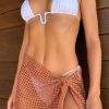 Women BANANHOT Swimwear & Coverups | Bananhot Mini Net Sarong In Tobacco