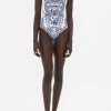 Women CAMILLA Swimwear & Coverups | Camilla Halter Neck One Piece In Glaze And Graze