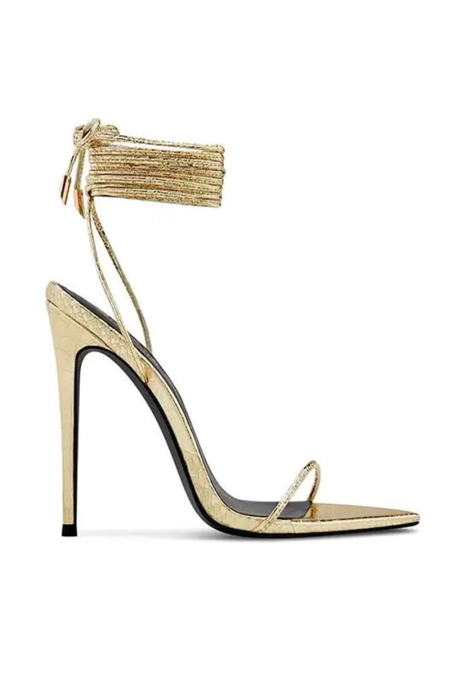 Women FEMME LA | Femme La Luce Minimale Sandal In Oro