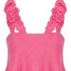 Women HEVRON Tops | Hevron Chelsea Crop Top In Bubblegum