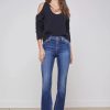 Women L'AGENCE Denim | L'Agence Ruth H/R Straight In Carson