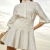 Women CHARO RUIZ IBIZA Dresses | Charo Ruiz Ibiza Lully Short Dress In Off White