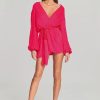 Women RETROFETE Dresses | Retrofete Gabrielle Robe In Hot Pink