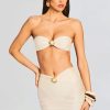 Women SHANI SHEMER Swimwear & Coverups | Shani Shemer Lucia Bikini Top In Cream