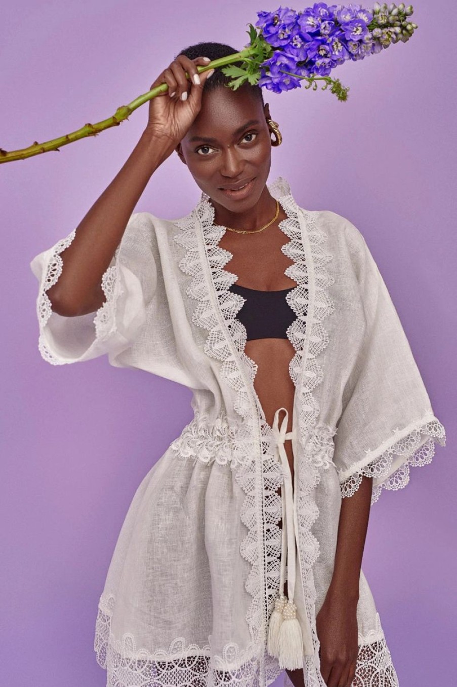 Women WAIMARI Swimwear & Coverups | Waimari Gabriella Kimono In White