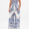 Women CAMILLA Pants | Camilla Wide Leg Trouser With Front Pockets In Glaze And Graze