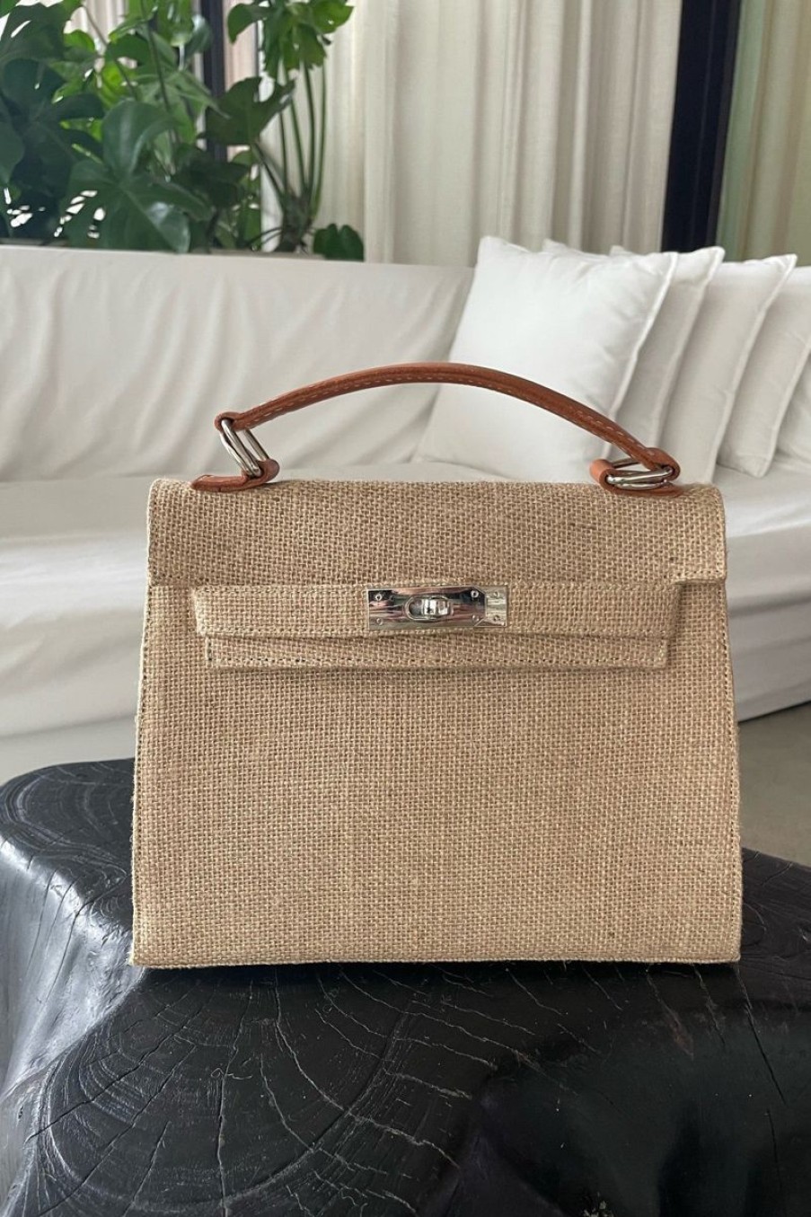 Women DLD BAGS Bags | Dld Bags Mini Ville Leather Bag In Natural