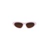 Women BALENCIAGA Sunglasses | Balenciaga Twist Cateye Sunglasses In Pink/Brown