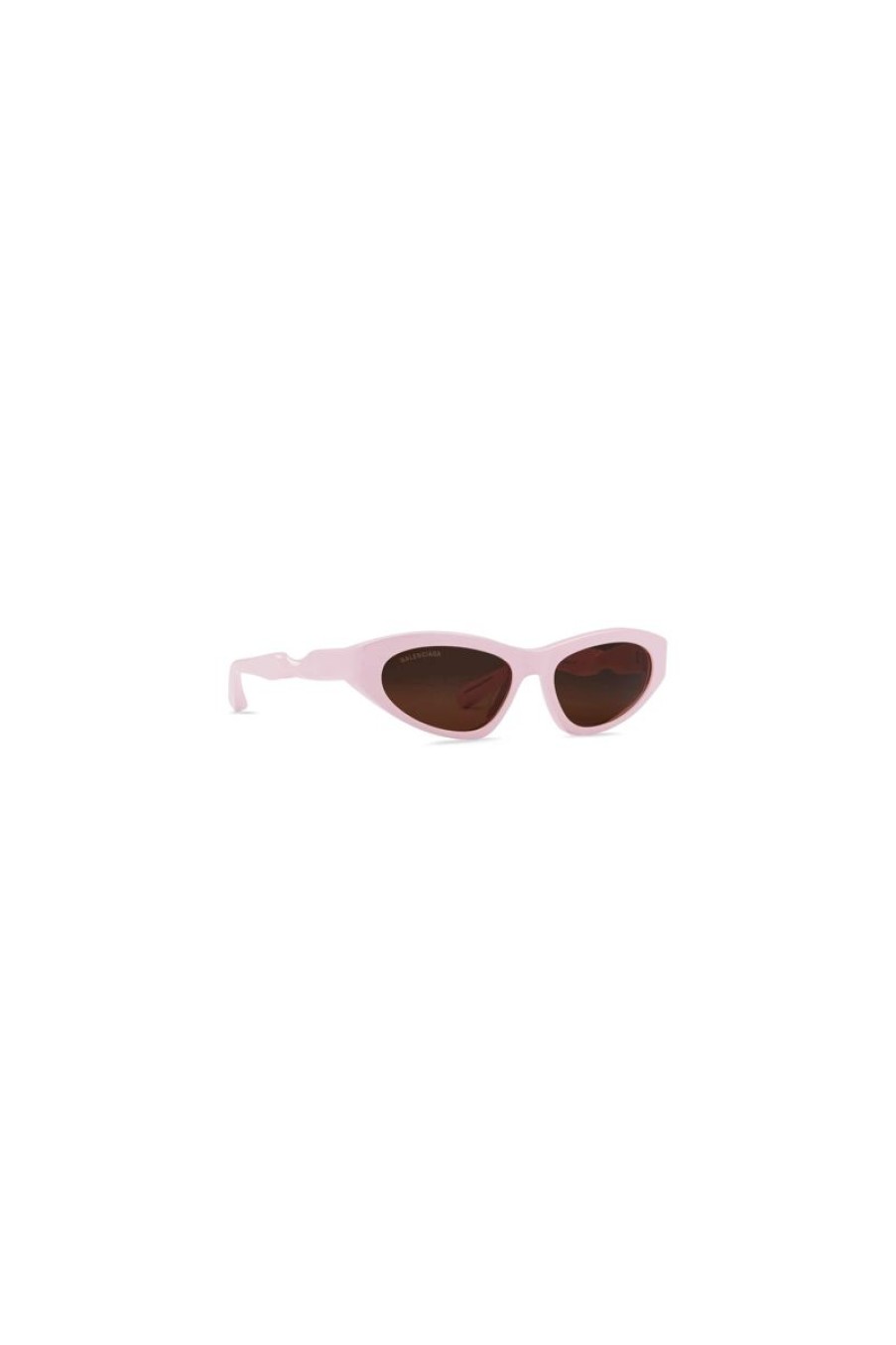 Women BALENCIAGA Sunglasses | Balenciaga Twist Cateye Sunglasses In Pink/Brown