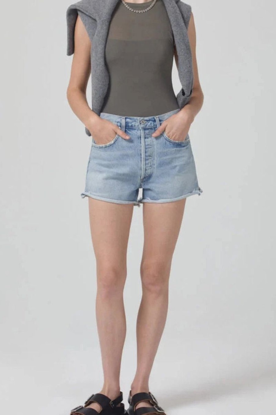 Women CITIZENS OF HUMANITY Denim | Citizens Of Humanity Marlow Denim Short In Libertine