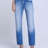 Women L'AGENCE Denim | L'Agence Marjorie Slouch Slim Straight In Balboa