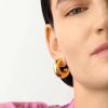 Women JENNY BIRD Jewelry | Jenny Bird Tome Large Hoop Earrings In Gold