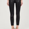 Women L'AGENCE Denim | L'Agence Margot Coated In Black Coated