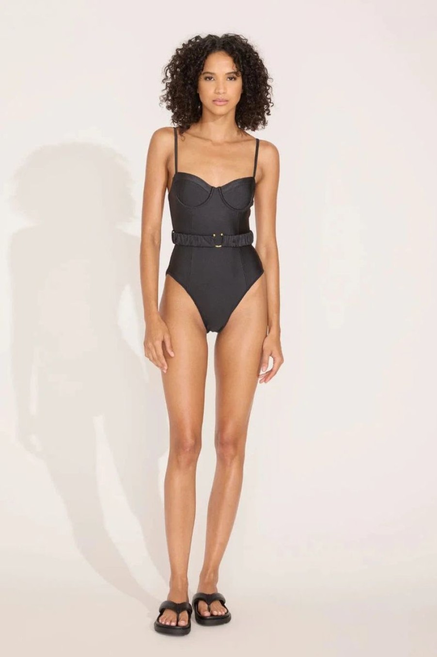 Women SOLID & STRIPED Swimwear & Coverups | Solid & Striped Spencer One Piece In Blackout