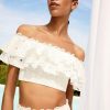 Women CHARO RUIZ IBIZA Sets | Charo Ruiz Ibiza Clara Top Fruition In White