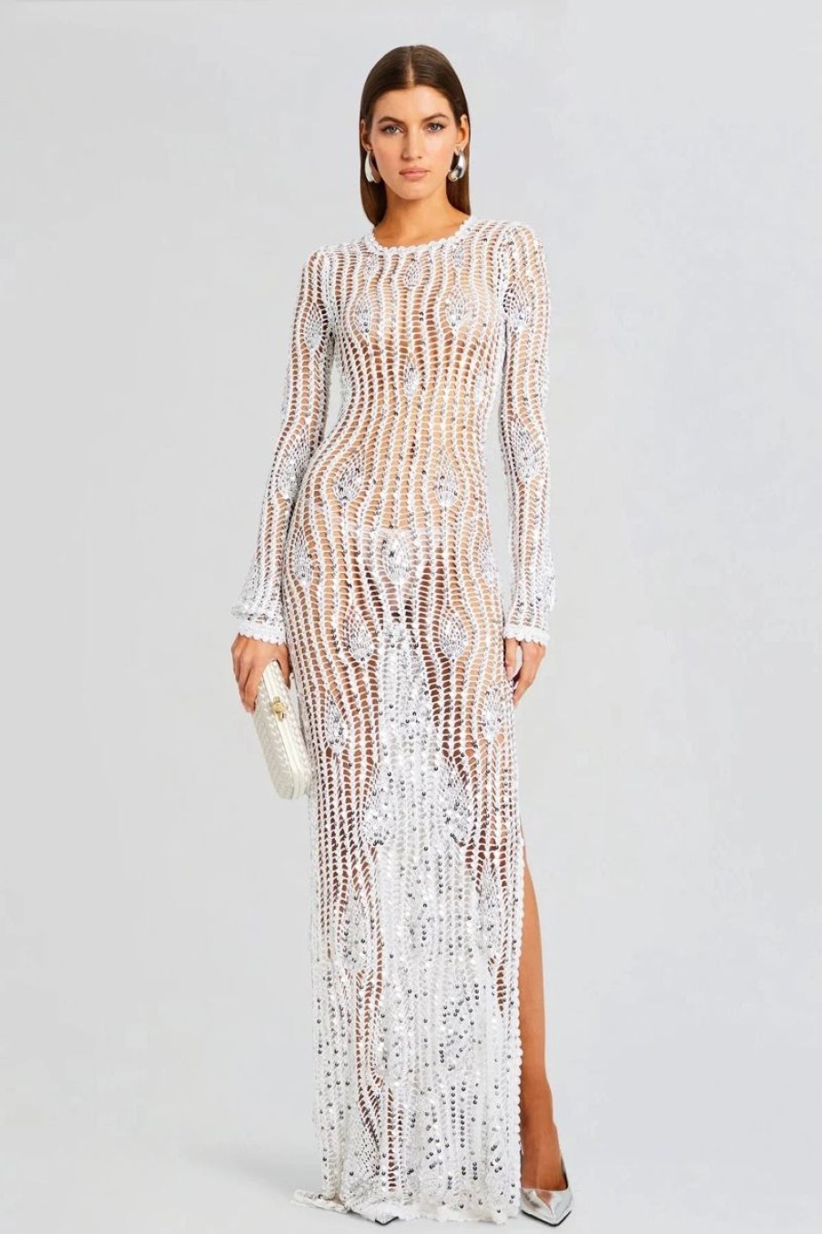 Women RETROFETE Dresses | Retrofete Cherri Crochet Dress In White