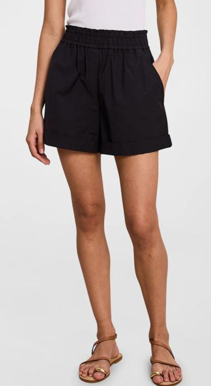 Women A.L.C. Shorts | A.L.C. Kaleb Short In Black