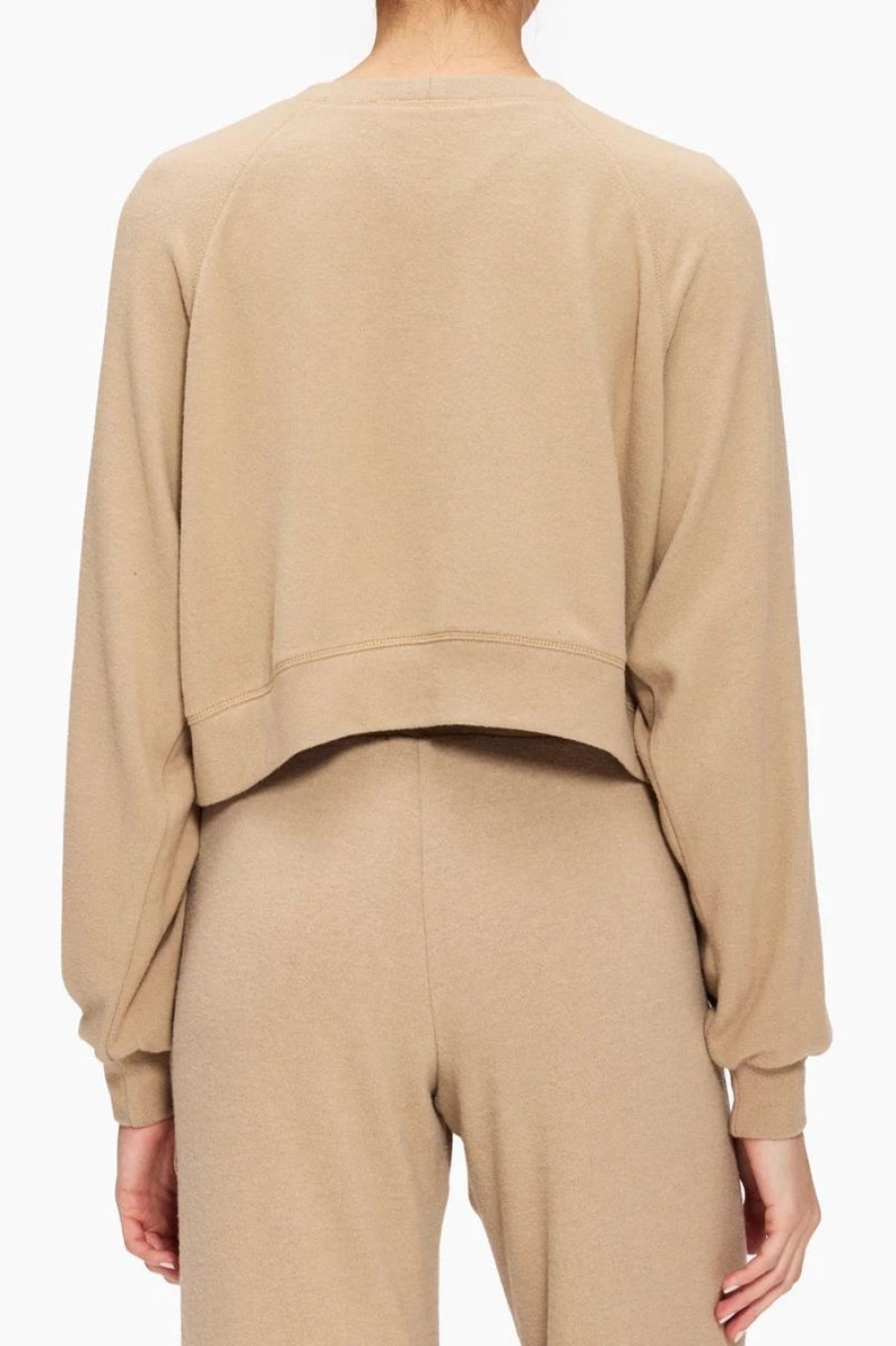 Women LNA Tops | Lna 90'S Brushed Sweatshirt In Savannah Tan