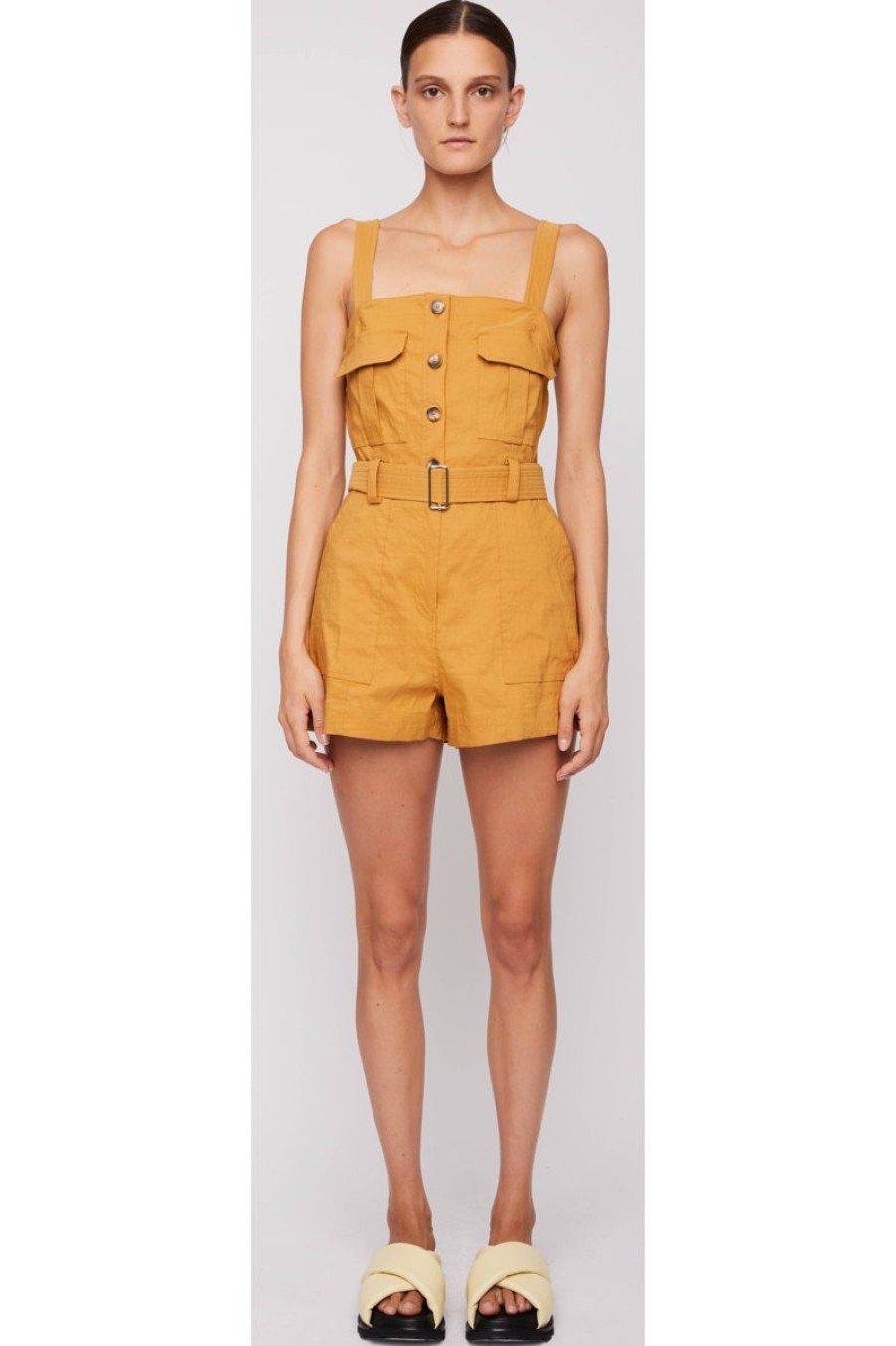 Women A.L.C. Jumpsuits & Rompers | A.L.C. Gillian Jumpsuit In Goldenrod