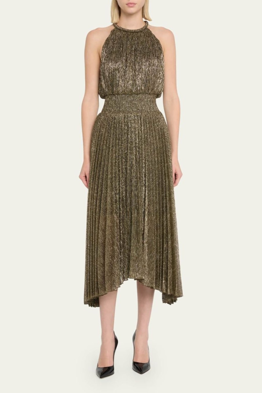 Women A.L.C. Dresses | A.L.C. Renzo Ii Dress In Gold